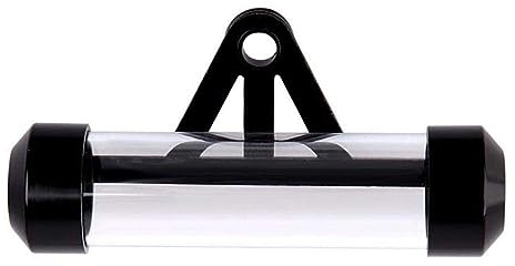 Motocicleta Tubo, Tubo Seguro para Moto, Tax Disc Cylindrical Holder Negro Impermeable Marco Real Accesorios de Motocicleta