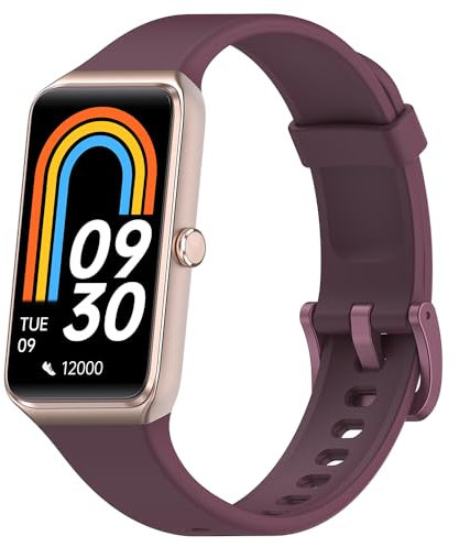 Orologio Smartwatch Donna Uomo, 1,47’’ Display Fitness Tracker, Smartwatch Pressione Sanguigna, Contapassi Polso Monitoraggio Della Frequenza Cardiaca, Smart Band Compatibile con Android e iOS (viola)