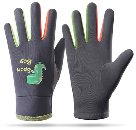 Kinder Cartoon Warme Handschuhe Outdoor rutschfeste Sport Laufen Reithandschuhe für Jungen Mädchen 3-12 Jahre