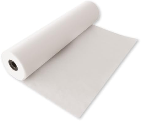 1 Stück Hygostar Backpapier, Rolle | Silikon-Beschichtung, Packung, L: 200m, B: 57cm, weiß, Profi-Backpapier Rolle, Pergamentbäckpapier
