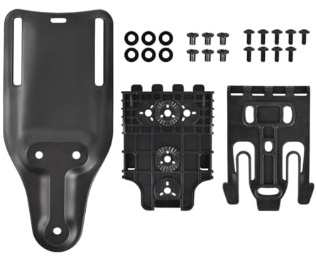 HOUSON Tactical QLS Gun Holster Adapter, Quick Locking System Kit Gun Holster Paddle Adpater Quick Draw Leggings Adapter Base Zubehör