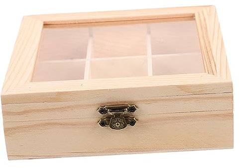 Alipis Organizer Per Bustine Di Tè Con Scomparti Per Tè e Caffè Scatola Multiuso Per Oggetti Da Cucina Versatile e Portatile Per Casa e Ufficio