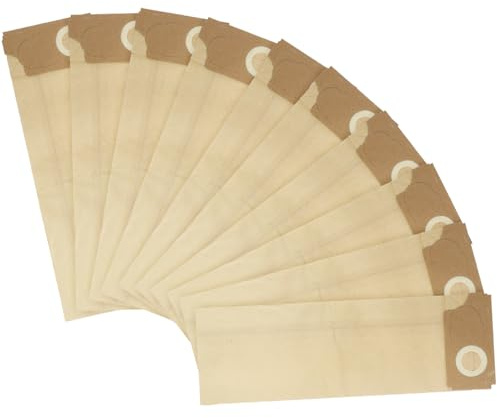 Reliapart VB474T Paper Vacuum Dust Bags (10 Pack) for Sebo Ensign 350, 450, 460, BS36, BS46, Advance GU350A, GU450A, Karcher TBS Series 1055C Bag Replacement