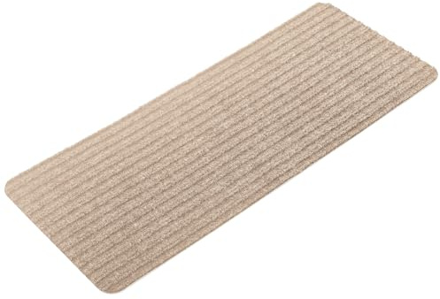 Homwiz Treppenstufen Matten, Stufenmatten Selbstklebend Innen 15 Stück, Treppenstufen Antirutsch Zuschneidbar Wiederverwendbar für Schützen Sie Haustiere, Senioren Kinder (Beige, 76cm x 20cm)