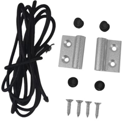 AsrMyjcx Elastisches Schrankhängeseil mit Montagezubehör Regalspannseil Aufbewahrungsseil für Wohnmobil Anti Rutsch Gurt für Boot Und Yacht für Camping, Silber