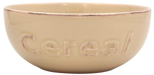 Lesser & Pavey Just Saying Cereal Bowl | Fun Statement Breakfast Bowl for Home & Kitchen | Printed Large Mug-Style Cereal Bowl for Daily Use & Special Occasions