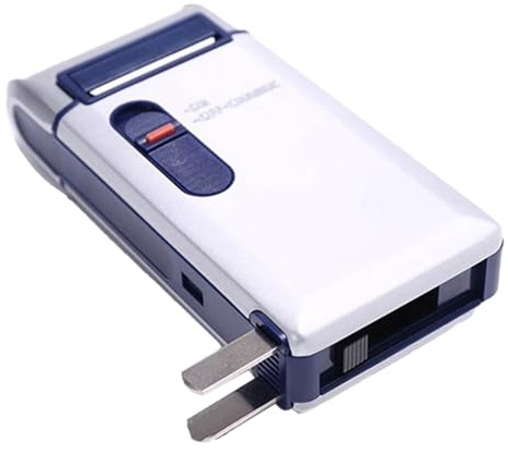 Elektrischer Rasierer für Herren, elektrischer Rasierer, Retro-Rasierer, wiederaufladbar über USB, 3 W, tragbare Gesichtsrasierer, abnehmbare Gesichtsreinigung, C