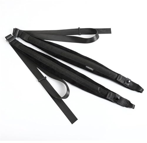 Helilyco Verstellbarer Nylon Akkordeon Schultergurt mit Memory Foam Polsterung 8 C120 Bass Akkordeons Schwarz 154cm verstellbar 5cm breit