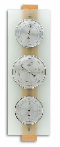 TFA 20.1067.05 SP-NEUTR - Stazione meteorologica in legno di faggio e vetro naturale/argento
