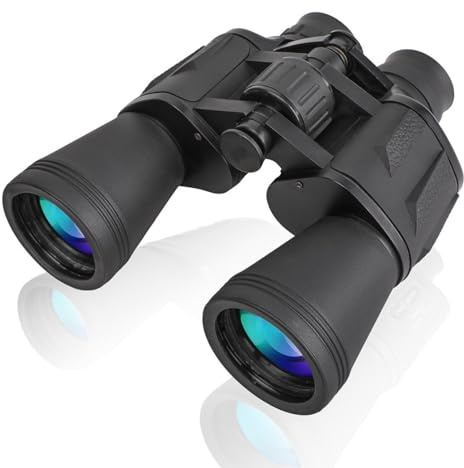 INF Binoculares compactos impermeables 7X 50, prismáticos con prisma BaK-4 y revestimiento multicapa, aumento de 7x, objetivo de 50 mm