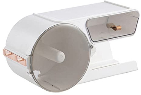 Toilet Paper Container Wall Hair Dryer Holder Decor for Bathrooms Hips Pet Material