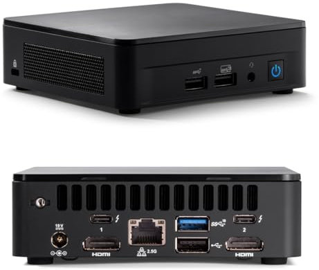 Intel NUC 11 Pro NUC11TNKv5 Home & Business Mini PC Desktop With 11th Gen. Core i5-1145G7 Processor, vPro Technology, 2.6 GHz@28W, Up to 4.4 GHz Turbo, 4C 8T (16G RAM, 1T SSD)