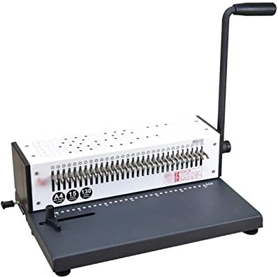 TEmkIn Lochstanzmaschine, 30-Loch-Einzelspulen-Bindemaschine, Hartclip-Streifen-Öffnungsring-Stanzmaschine, Kalender, Broschüre, Notebook, Stanz- und Bindemaschine