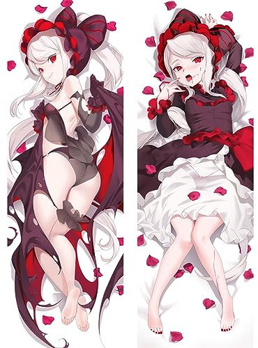 RuiHao Anime Kissenbezug Manga Kissenhülle Für Overlord,Anime Pillowcase Digitaler Doppelseitiger Druck Kissenbezug,Seitenschläferkissen Bezug,Bedding Umarmungskissen Bezu,Shortplush-120x40cm