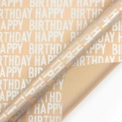 Kraftpapier Rolle, Kraftpapier Geschenkpapier (50x70cm) Geschenkpapier Braun, Kraftpapier Weihnachten, Braunes Geschenkpapie (1,Silber)