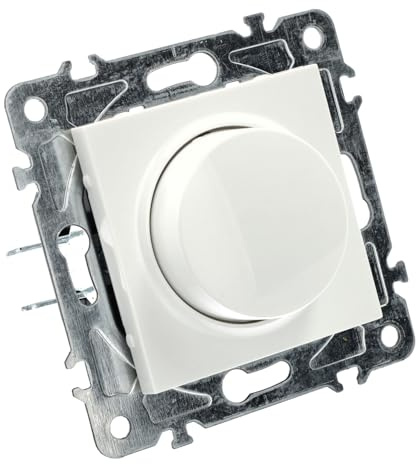 Jandei - Meccanismo di montaggio a incasso. Policarbonato bianco (Dimmer TRIAC)