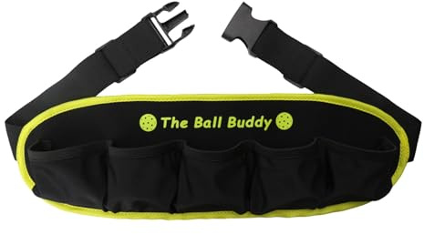 LOVIVER Tennisballhalter, Pickleball-Tennisbälle-Halter, Zubehör für Frauen und Männer, Hüfttasche, Beutel, Pickleball-Tasche, Schwarz