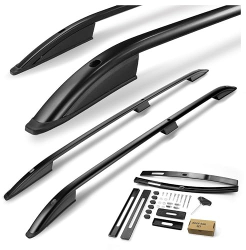 CHROMEMASTER | Les Barres de Toit Compatible avec Peugeot Bipper 2007-2015; Rails de Toit Conçus pour Le Montage de Barres de Toit, de Coffres de Toit, de Porte-vélos | Aluminium Durable