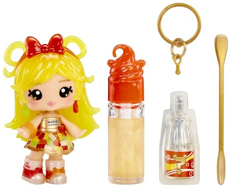 Yummiland x Licensed Sweet Lip Gloss Doll: Haribo Goldbears - Sweetie Goldbears - Enthält 1 Puppe, DIY-Lipgloss + Abnehmbaren Schlüsselanhänger, Kosmetik-Spiel, Sammlerstück, Für Kinder ab 4 Jahren