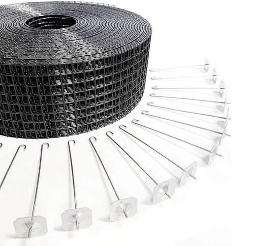 Offgridtec Grille de Protection de 30 m, Construction Robuste en Maille métallique avec 100 Crochets de Fixation, Protection Efficace pour Les Panneaux solaires Contre Les Oiseaux et Les Petits