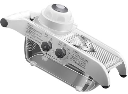 Rallador de limón multifuncional con cesta, picadora de patatas y cebolla, fácil de usar