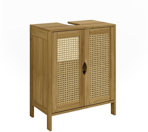 Vicco Meuble Vasque Simple Liora, Bambou, 48x60cm