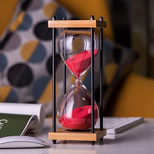 Sablier – Horloge de sable décorative pour bureau, maison, anniversaire, thé et café – Minuteur élégant pour la décoration de bureau et la gestion du temps