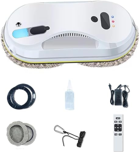 CraftNestUK Auto Water Spray Window Cleaner Robot, 5600pa Vacuum Glass Cleaner, Smart Glass Cleaning Robotic, Intelligent Automatic Cleaner Robot