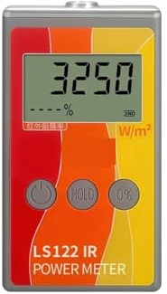 Luxmètre, Compteur d'énergie solaire LS122, testeur d'énergie infrarouge, film isolant for voiture, vitre, test d'isolation thermique pour Plantes