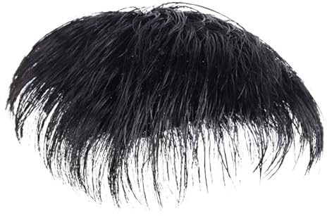Toupet-Haare Für Männer – Natürlicher Schwarzer Kurzhaar-Topper, Echtes Menschliches Haarteil, Clip-on-Perücke, Haarverlängerung | Leichtes Haarersatzsystem Für Männer Zur Täglichen Haarausfall-Abdeck
