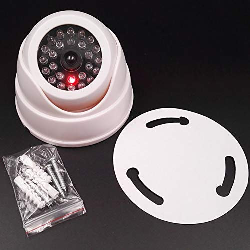 ValianhAgen Fake Dummy Camera Fake Wireless CCTV Surveillance Security Dome Flashing LED Light