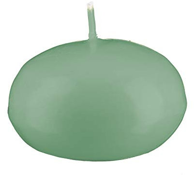 Unbekannt Kerzen, Schwimmkerzen Sense (Grün) 2,6 x 4,2 cm, 40 Stück