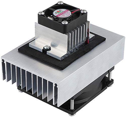 HSEAMALL Thermoelektrisches Peltier-Kühlsystem mit Halbleiter-Kühlsystem, 12 V, Gleichstrom, Leitmodul TEC1-12706 Peltier-Kühler-Kit
