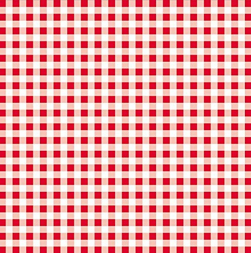 Mank GmbH Tischdecken aus Airlaid Mitteldecken 80 x 80 cm Mank Einmal Tischdecke für Gastronomie und Feiern 20 Stück Karo (Rot)