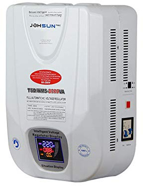 Stabilizzatore di Tensione Automatico 220v Montaggio a Parete per Uso Domestico 3000w 5000W 10000W 15000W Protezione Contro Le Sovratensioni Piccolo Stabilizzatore di Tensione CA,3000VA