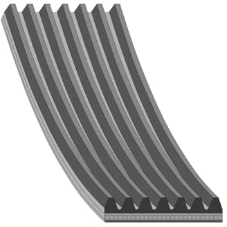 Febi Bilstein 176708 V-ribbed Belt, 7PK1687, Rib Count 7, Pack of 1 | Compatible with: Fiat Talento bus, Talento box, Nissan NV300 box, NV300 estate, NV400 bus, NV400 box