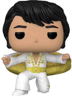 Funko POP! Rocks: Elvis Presley - Pharaoh - Diamant-Glitzer - Amazon-Exklusiv - Vinyl-Sammelfigur - Geschenkidee - Offizielle Handelswaren - Spielzeug Für Kinder Und Erwachsene - Music Fans