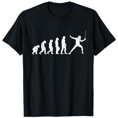 Esgrimista Atletas Esgrimistas Esgrima Evolución Al Hombre Moderno Camiseta