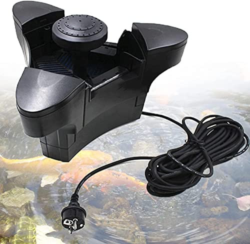 LINTAIZUO Skimmer para Estanque de Peces, Skimmer y clarificador Flotante para Piscina, Limpiador automático de Piscina, Skimmer Flotante de succión, Extractor de Superficie de Piscina