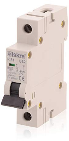 Sicherungsautomat Leitungsschutzschalter MCB Eco-Line, 32A, Typ B, 1-polig, 230/400V, bietet effektiven Schutz! 10 Stück