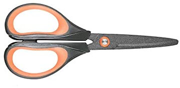 ZzzaNa jd Craft-Schere, Schere mit scharfen Klingen und weichem Griff, Mehrzweckschere, geeignet for Familien, Büro und Schule, 17 cm Schere
