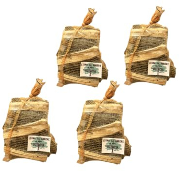 LEGNA DA ARDERE DI VERA QUERCIA E CARPINO - APPENNINO TOSCANO - DISPONIBILE IN SACCHI DA 15KG - ADATTA A FORNI A LEGNA, TERMOCAMINO, BARBECUE E STUFE. (60KG, 10)