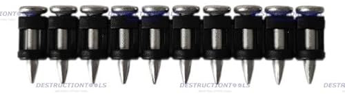 1000x Collated Concrete Nails 16mm - for Spit Pulsa 700, 27, 40, 65 & 800 - C6/16