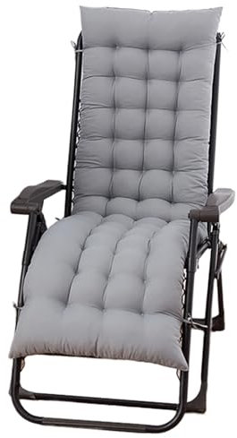 GAOXIAO Liegenauflage Outdoor, Dickes Bequemes Auflage Relaxliege, Polsterauflage Liege mit Anti-Rutsch-Gurt für Drinnen Und Draußen, Hängematte, Strand, Büro Liegekissen
