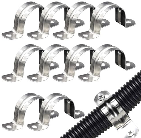 Rohrbandschelle | Rohrschellen | Rohrschelle | U-förmige Rohrbänder | Sattelclip | Zweiloch-Rohrgurt | Spannclips zur Befestigung der Halterung | Schlauchschellen-Verbindungsring