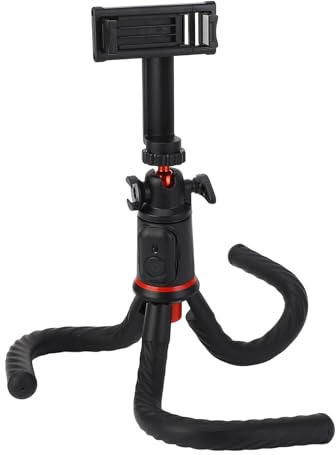 Perche à Selfie, Rotation à 360 Degrés, Trépied en Alliage D'aluminium pour Enregistrement Vidéo, avec Télécommande sans Fil, Prend en Charge la Perche à Selfie pour Téléphone