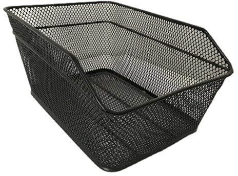 Natudeco Metal Cycle Rack Cargos Basket Wire Cycle Baskets Rear Cycle Rear Basket with Cargos Net for Electric Cycles Childrens Cycle Scooters