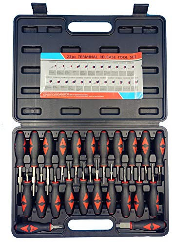 23pcs Connector Release Electrical Terminal Removal Tool Kit Set Auto Tools