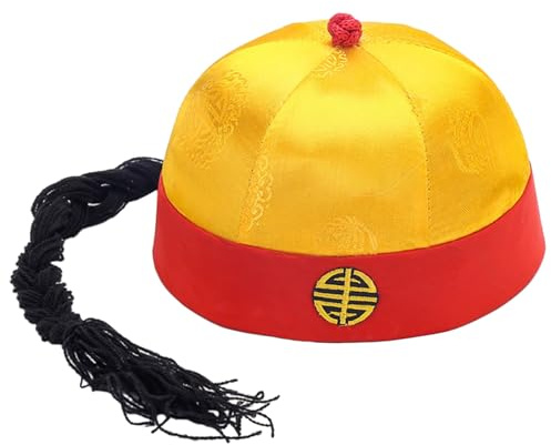 Maxtonser Chapeau d'empereur chinois Zhenhuan Zhuan Costume oriental pour enfants Chapeau chinois pour cosplay