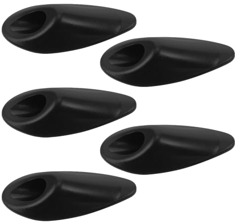 HEMOTON Inserti Passacavi per Telaio Bici in Fibra di Nylon Neri, 5 Pezzi Tappi per Cavi Freno Mountain Bike ed E-Bike, Accessori Riparazione per Ciclisti Installazione Senza Attrezzi